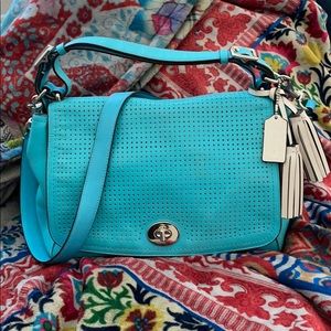 Coach Legacy Perforated leather Romy bag 22386